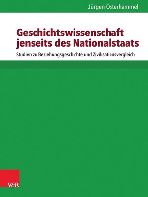 cover image of Geschichtswissenschaft jenseits des Nationalstaats
